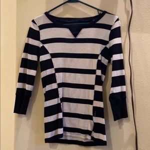 Calvin Klein striped thermal shirt